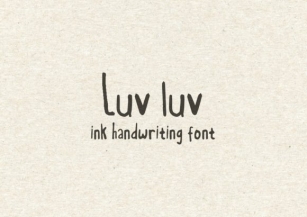 Luv Luv Font Download