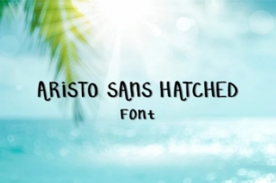 Aristo Hatched Font Download