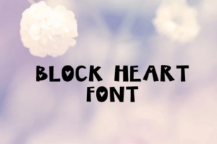 Block Heart Font Download