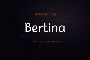 Bertina Font Download