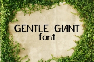 Gentle Giant Font Download