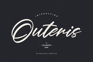 Outeris Calligraphy Font Download