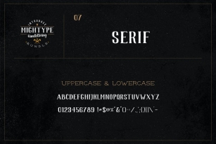 Mightype 07 - Serif Font Download