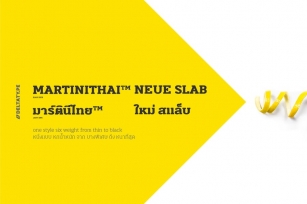 MartiniThai Neue Slab Font Download