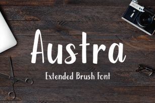 Austra Extended Brush Font Font Download