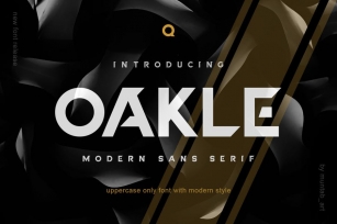 Oakle | Modern Sans Font Download