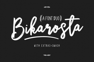 Bikarosta Typeface Font Download