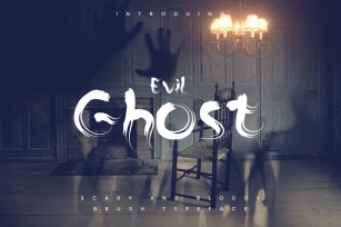 The Ghost - Haunted Display Typeface Font Download