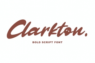 Clarkton - Bold Script Font Font Download