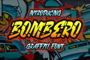 Bombero - Graffiti Font Font Download