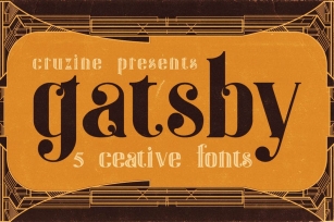 Gatsby - ArtDeco Font Font Download