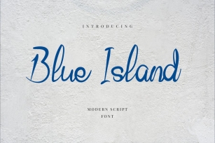 Blue Island Hand Letter Script Font Font Download