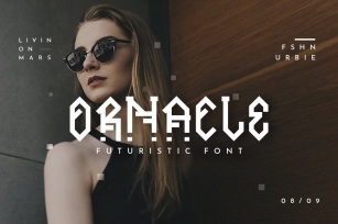 Ornacle - Futuristic Font Font Download