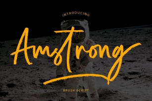 Amstrong Beautiful Brush Font Font Download