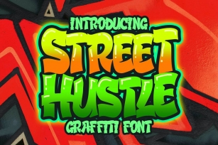 Street Hustle - Graffiti Font Font Download
