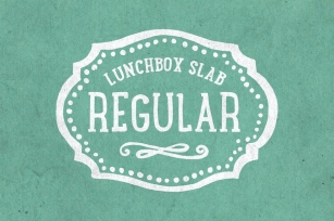 Lunchbox Slab Regular Font Download