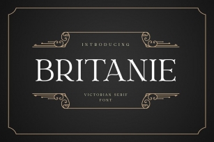 BRITANIE Vectorian Serif Font Font Download