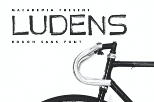 Ludens - Rough Sans Font Download