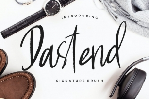 Dastend Signature Brush Font Download