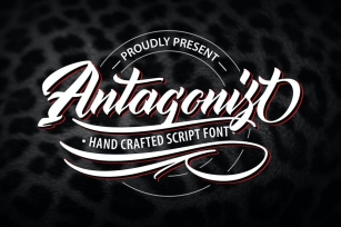 Antagonis | Handcrafted Script Font Font Download