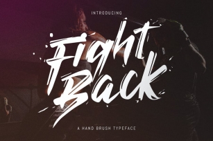 Fight Back - Hand Written Typeface Font Download