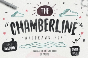 Chamberline and Doodle vector Font Download