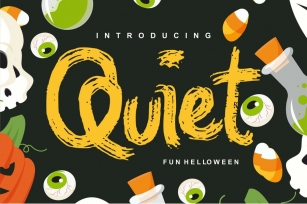 Quiet | Magical Helloween Font Font Download