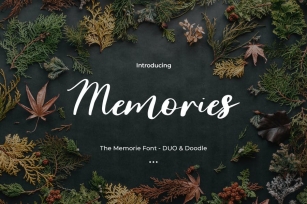 The Memorie Font - DUO & Doodle Font Download