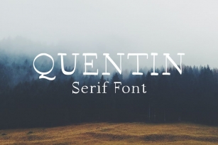 Quentin Handmade Serif Font Font Download