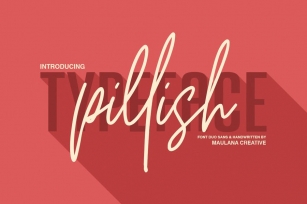 Pillish Font Duo - Sans And Script Font Download