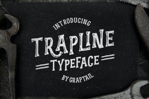 Trapline Typeface Font Download