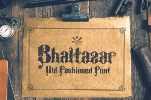 Bhaltazar Typeface Font Download