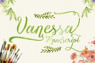 Vanessa handscript Font Download