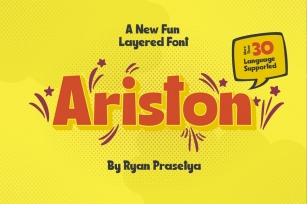 Ariston Layered Font Font Download