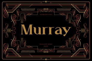 Murray - Art Deco Display Typeface Font Download