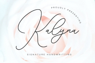 Kalyna Signature Handwriting Font Download