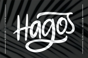 Hagos | Modern Typeface Script Font Download