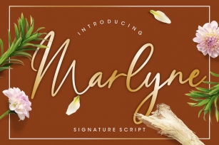 Marlyne Signature Script Font Download