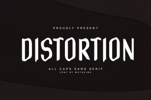 Distortion - Wavy Sans Serif Font Download