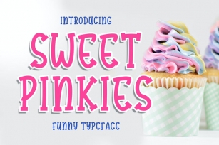Sweet Pinkies - Funny Typeface Font Download