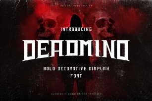 Deadmind - Bold Decorative Display Sans Font Download