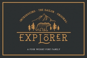 EXPLORER - Sailor Original Typeface Font Download
