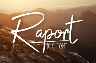Raport Duo Font Font Download