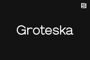 GROTESKA - Minimal & Modern Sans-Serif Typeface Font Download