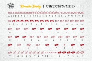 Drustic Dialy CatchWord Font Download