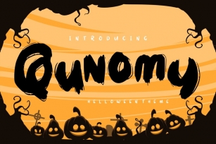 Qunomy | Helloween Font Theme Font Download