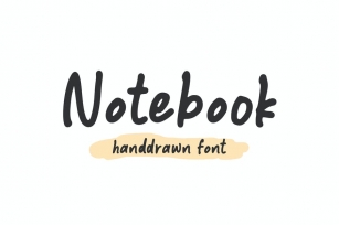 Notebook - Handdrawn Font Font Download