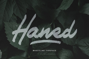 Haned | Masculine Typeface Font Font Download