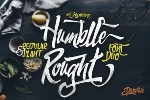 Humblle Rought - Font Duo logotype Font Download