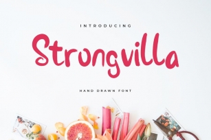Stongvilla Brush Handwritten Font Font Download